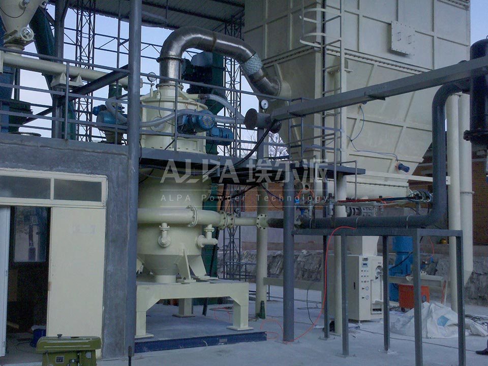 Barite jet mill production line